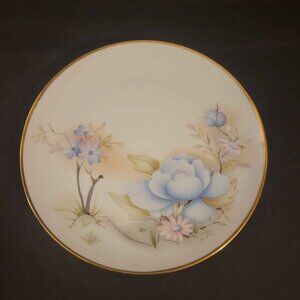 Ceramic Plate Hand Painted By I. Spyropoulos In Greece. Decorated With 24K Gold